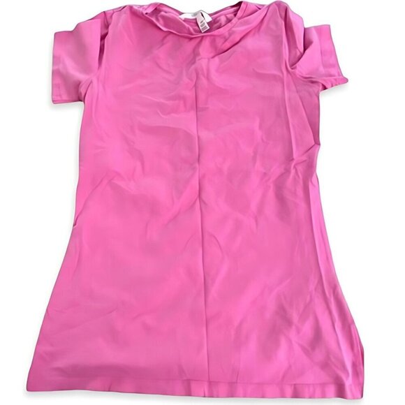 Long Tall Sally Women's Bubble Gum Pink T-Shirt Size XS GUC - Picture 3 of 3